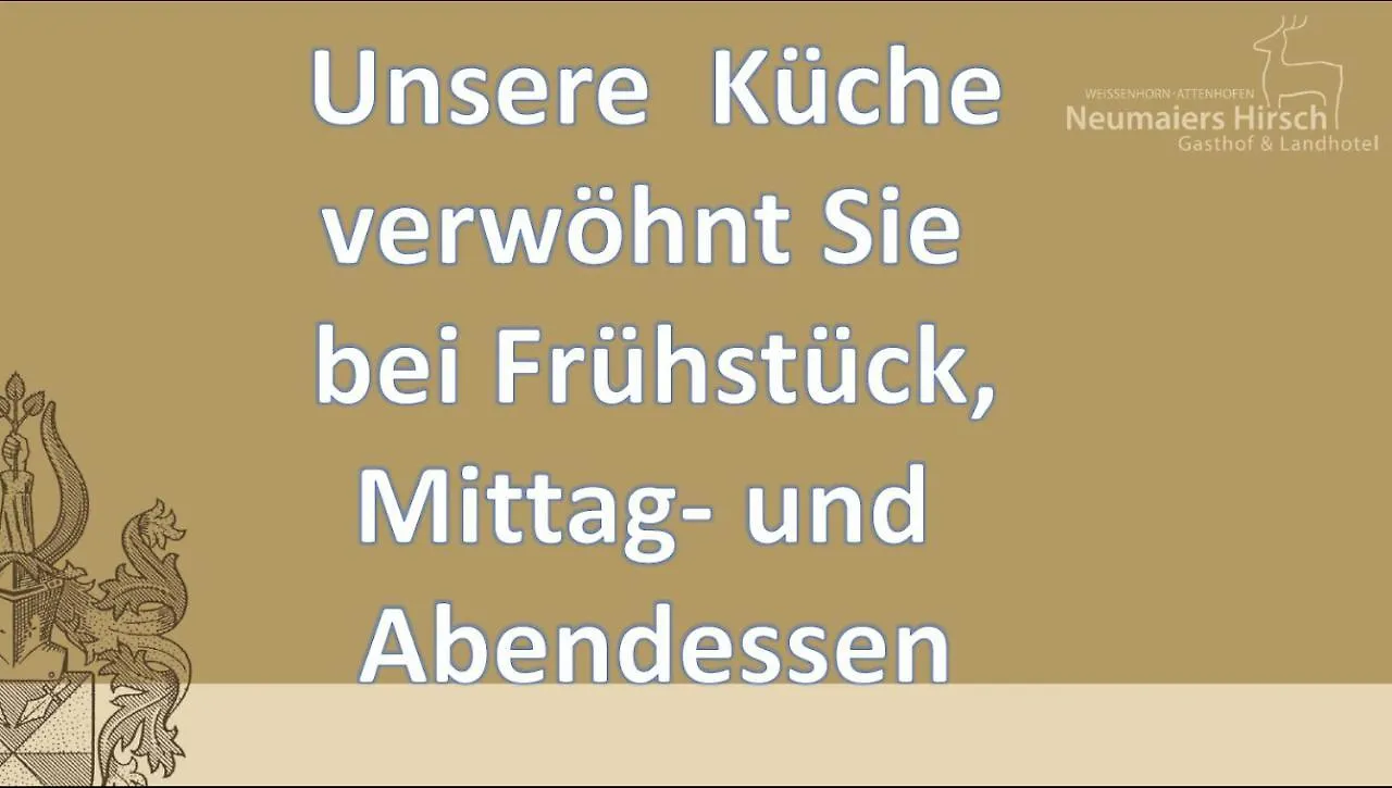 Neumaiers Hirsch -Gasthof Und Landhotel Weißenhorn 3*,  Duitsland